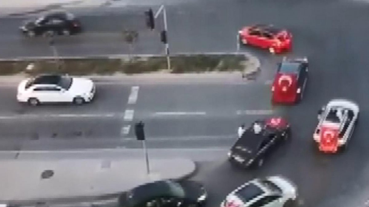 Büyükçekmece’de yol kesip havaya ateş açtılar 