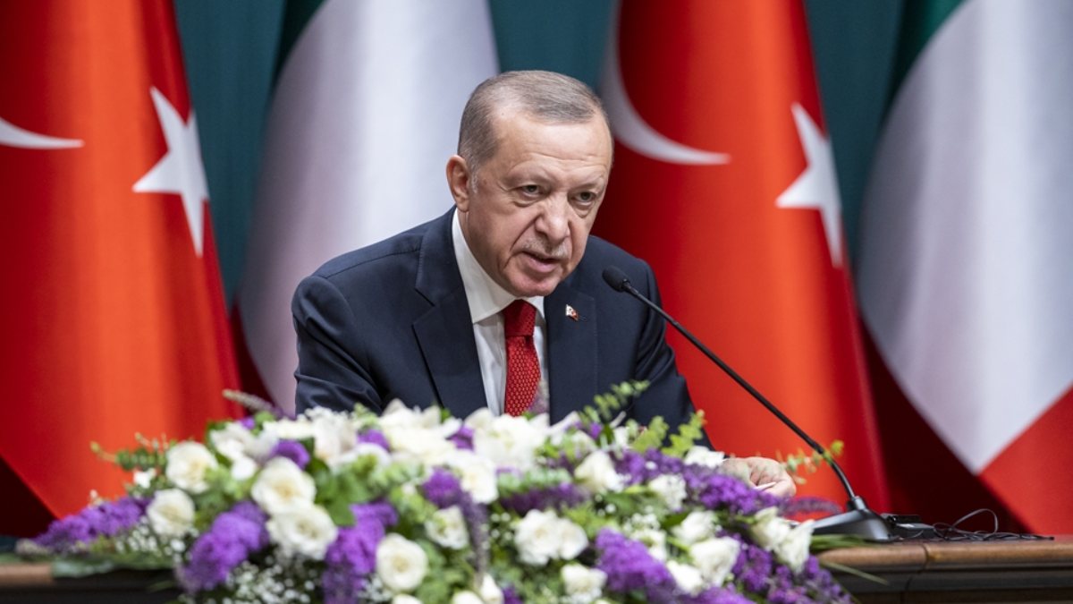 Cumhurbaşkanı Erdoğan, Karadeniz tahıl koridoruyla ilgili konuştu