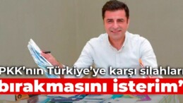 Demirtaş: PKK’nın Türkiye’ye karşı silahları tümden bırakmasını isterim