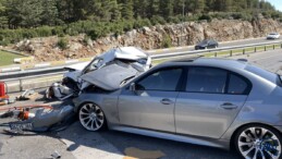 Denizli’de iki otomobilin çarpıştığı kazada 1 kişi öldü, 7 kişi yaralandı