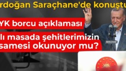 Erdoğan Saraçhane’de konuştu