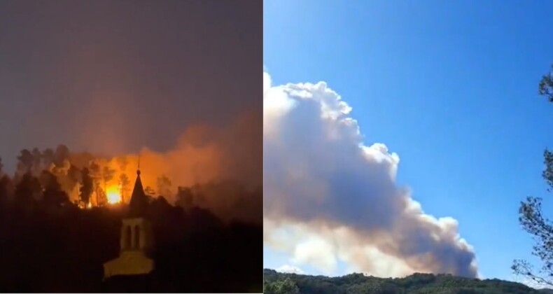 Fransa’da orman yangını: 18 itfaiyeci yaralandı