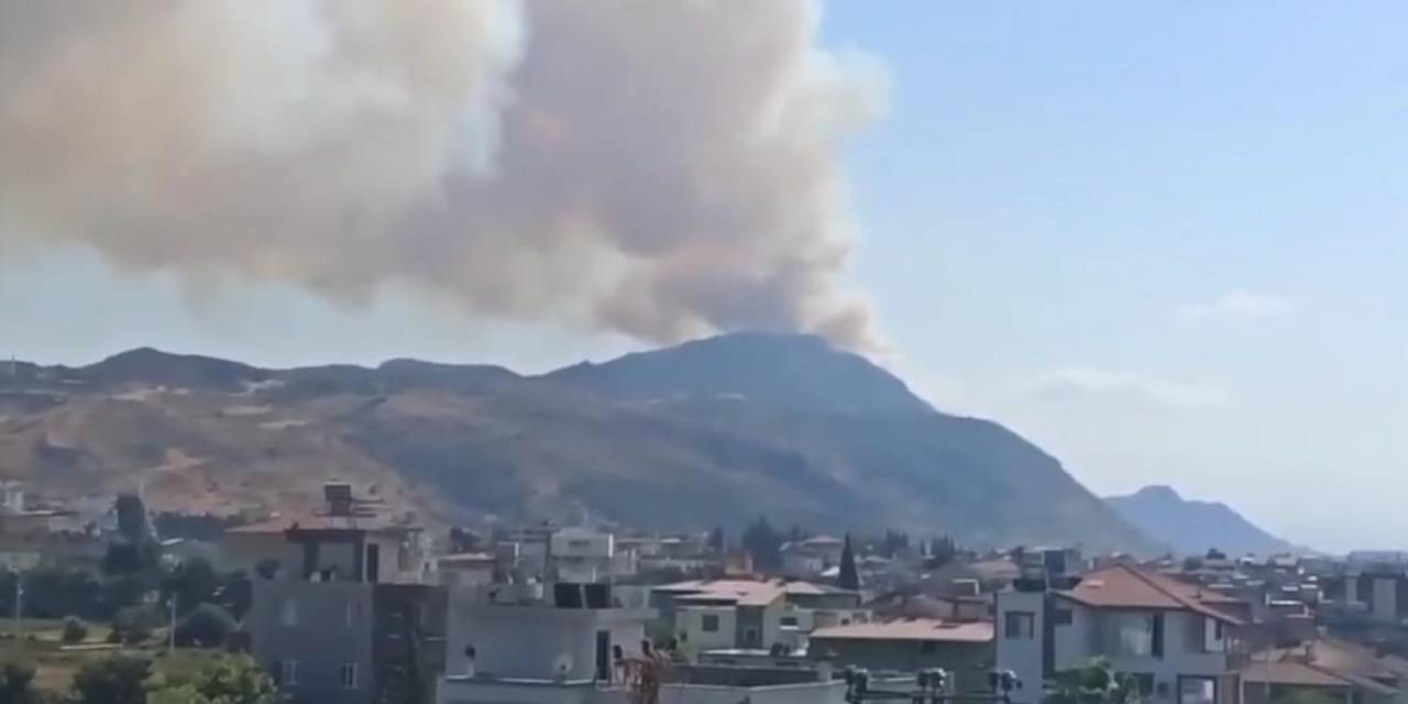 Hatay’da makilik alanda yangın