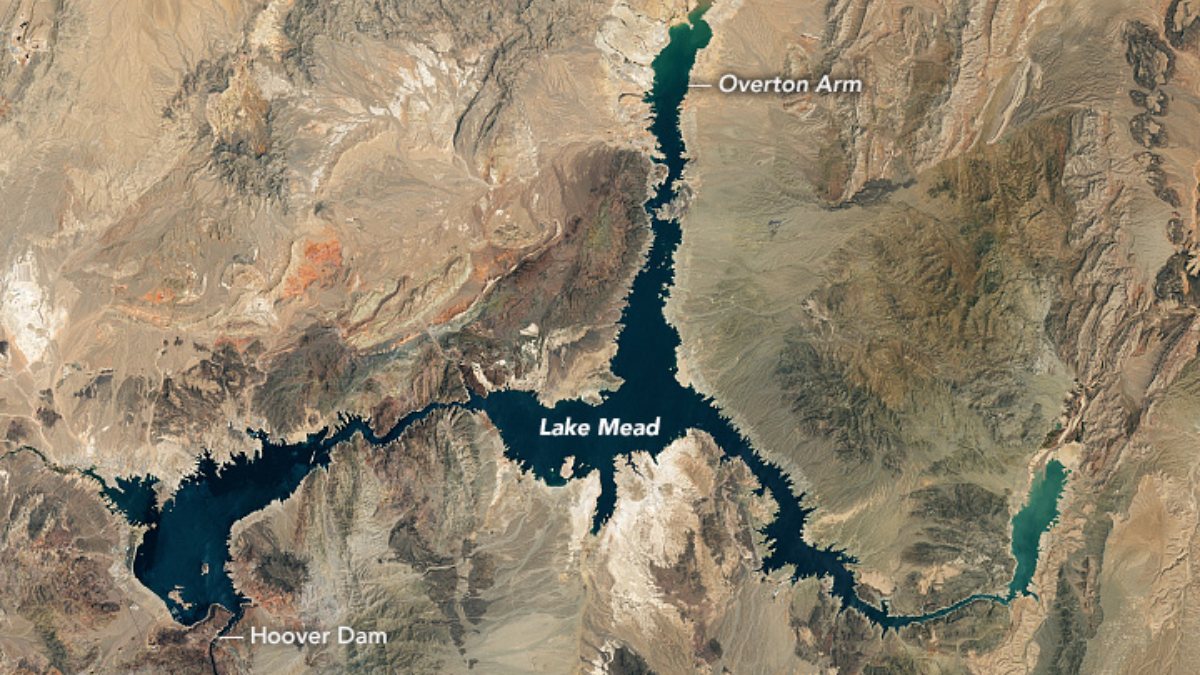 NASA, Mead Gölü’ndeki su azalışını görüntüledi