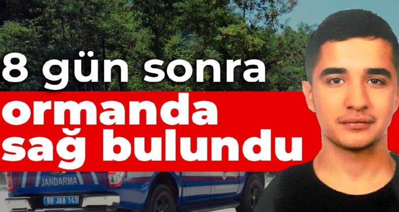 Şehmus Ele 8 gün sonra ormanda sağ bulundu