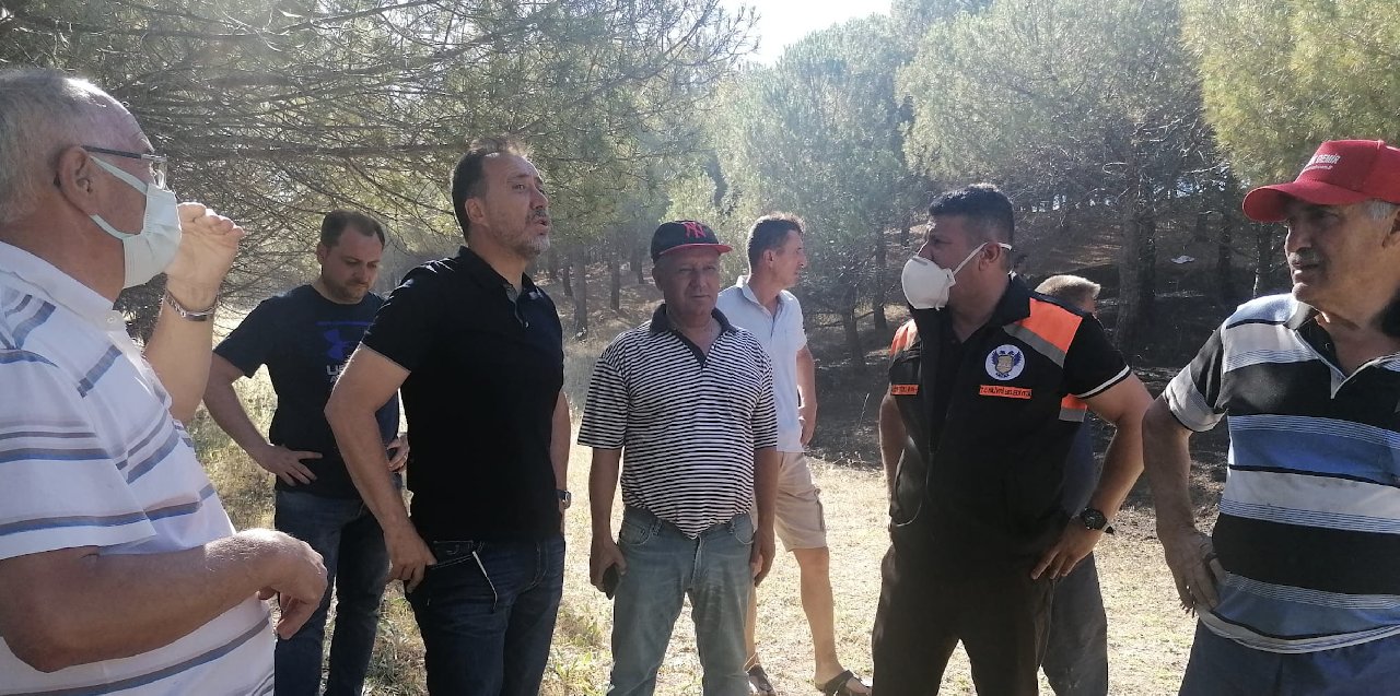 Silivri’de orman yangını