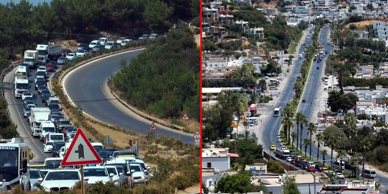 Tatilciler dönmeye başladı… Bodrum’da o görüntülerden eser kalmadı