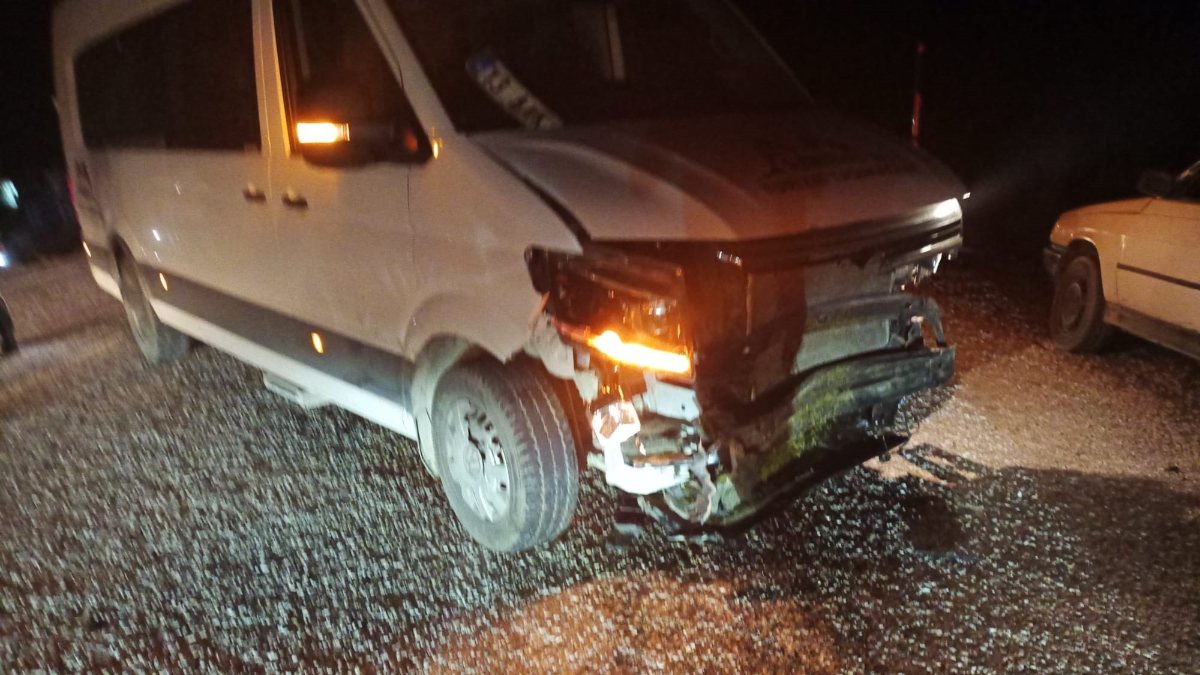 Bitlis’te minibüs sürüye çarptı: 40 koyun telef oldu