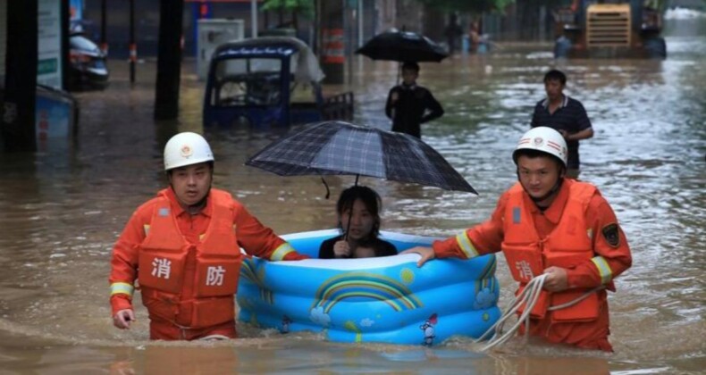Çin’de sel: Can kaybı 23 oldu