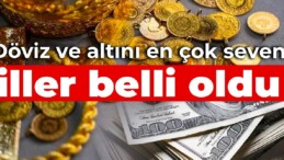 Döviz ve altını en çok seven iller belli oldu