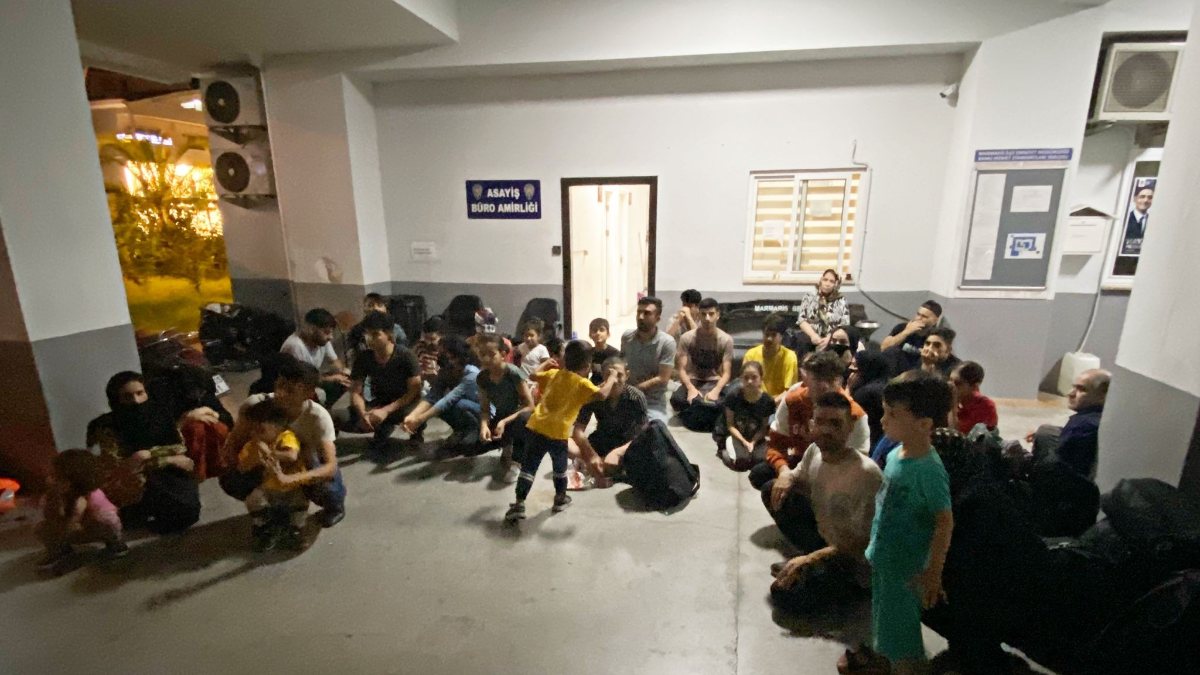 Muğla’da, tırın içindeki 68 kaçak göçmen ile şoför yakalandı