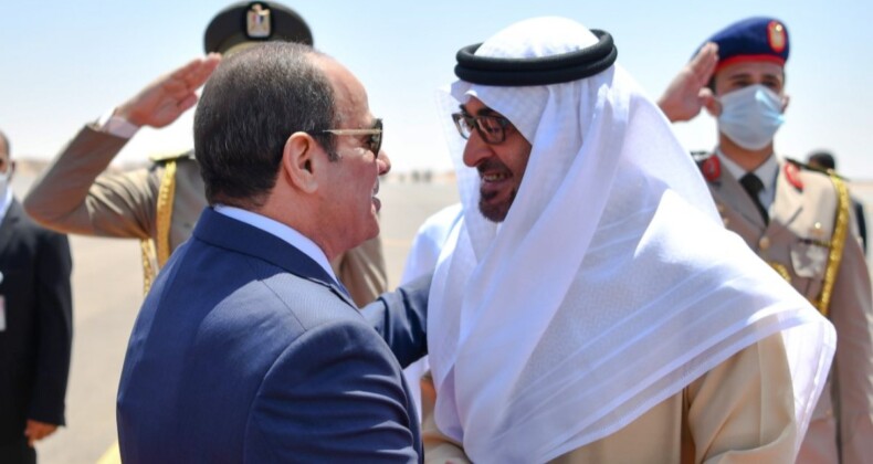 Sisi ile Zayed, Mısır’da görüştü