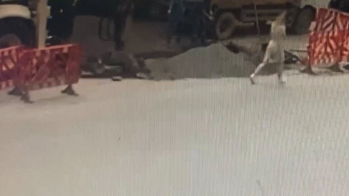 Şişli’deki doğalgaz borusunun patlama anı