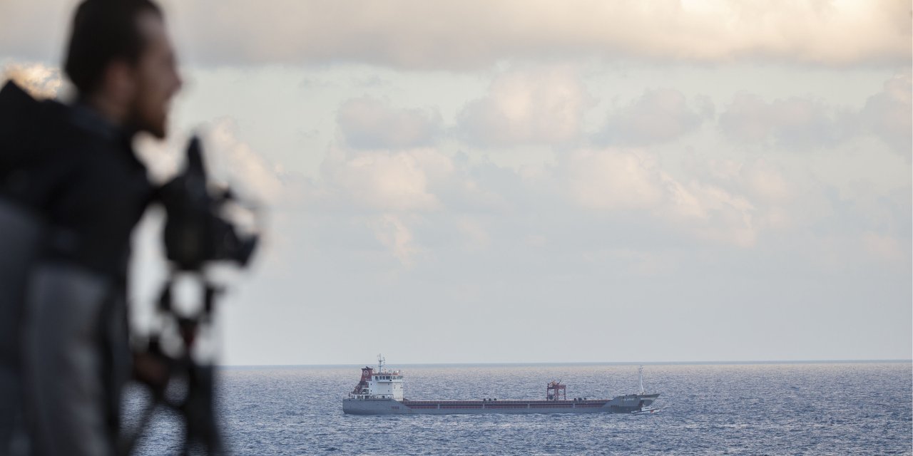 Ukrayna’dan geldi: 13 bin ton mısır yüklü ‘Rojen’ gemisinde denetim başladı