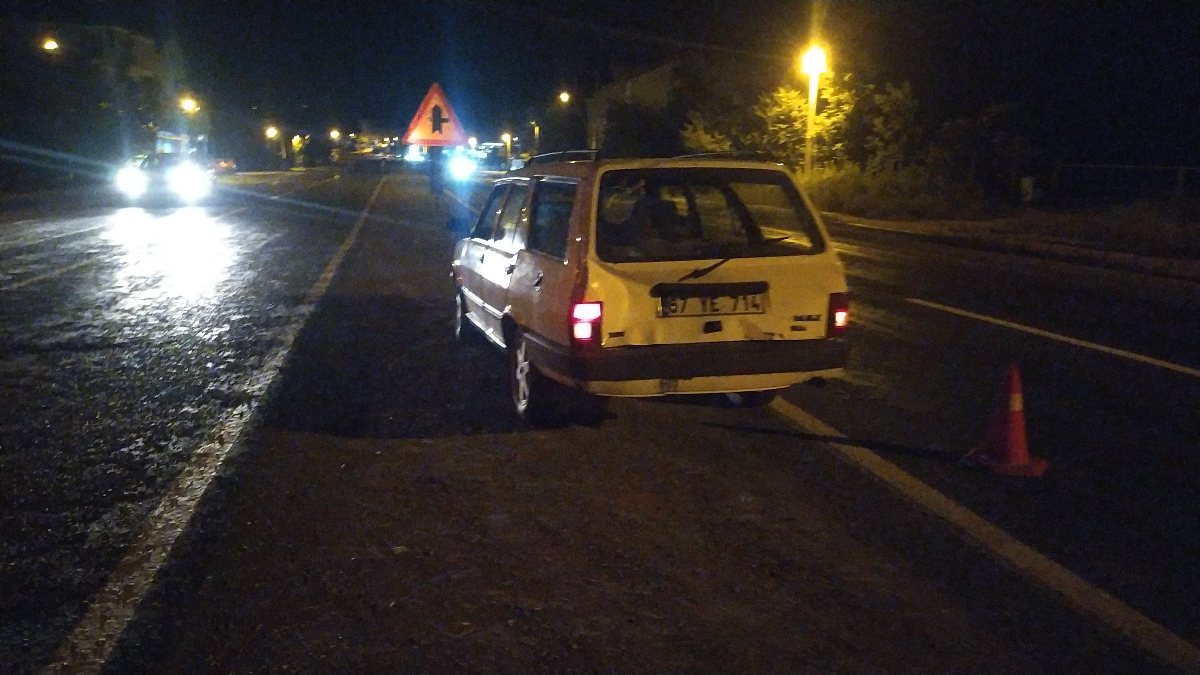 Zonguldak’ta trafik kazası: 1 yaralı