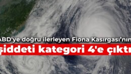 ABD’ye doğru ilerleyen Fiona Kasırgası’nın şiddeti kategori 4’e çıktı