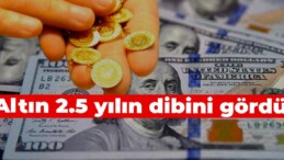 Altın 2.5 yılın dibini gördü