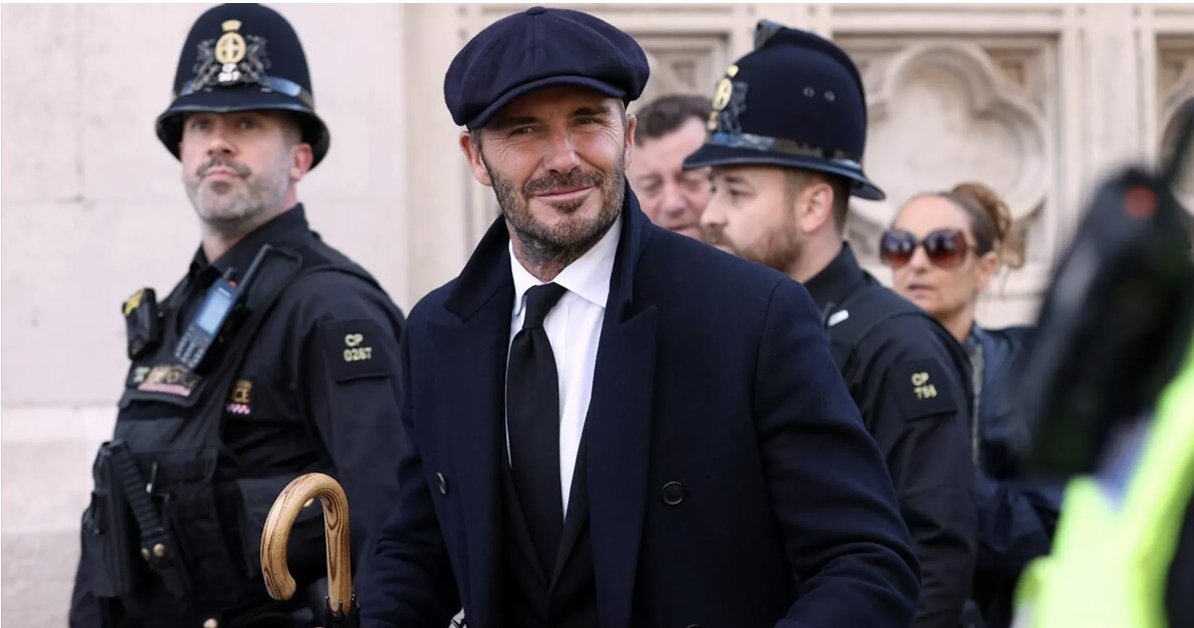 Beckham, Kraliçe Elizabeth’in naaşını görmek için kuyruğa girdi