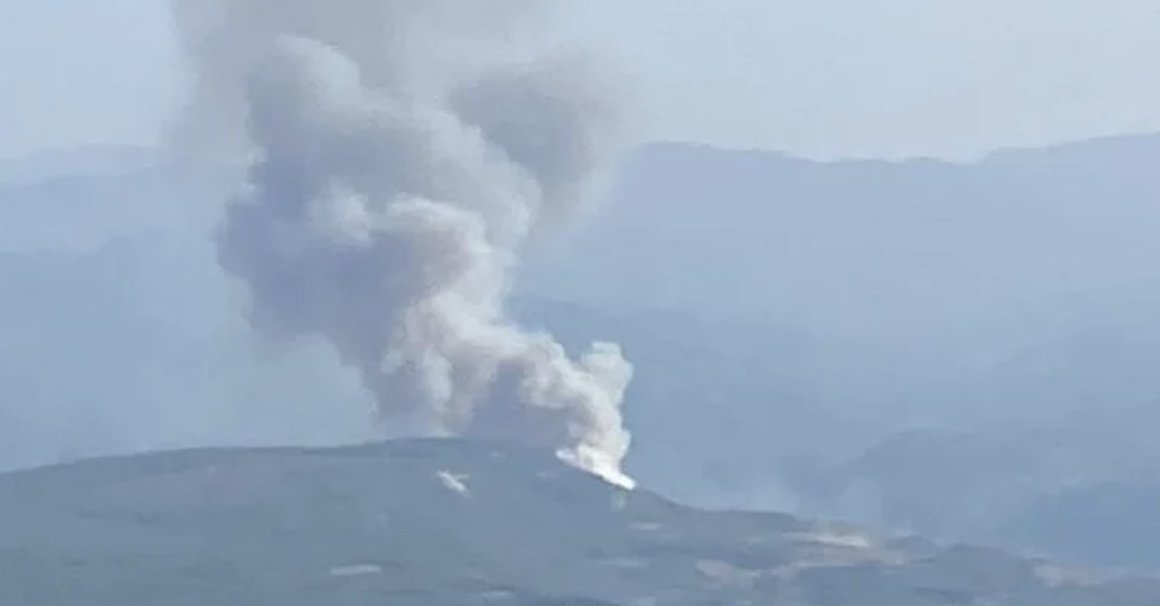 Denizli’de söndürülen orman yangına yakın bölgede yeniden yangın çıktı