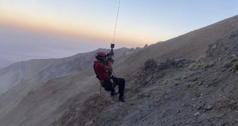 Erciyes’te dağcıların üzerine kaya düştü: 1 ölü, 1 yaralı