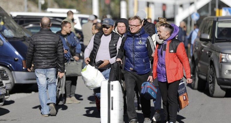 Gürcistan’a son 10 günde 78 bin 742 Rusya vatandaşı girdi