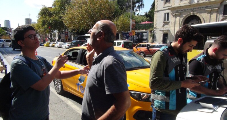 İstanbul’da taksicilere denetim yapıldı: Evrakları eksik olanlara ceza yazıldı