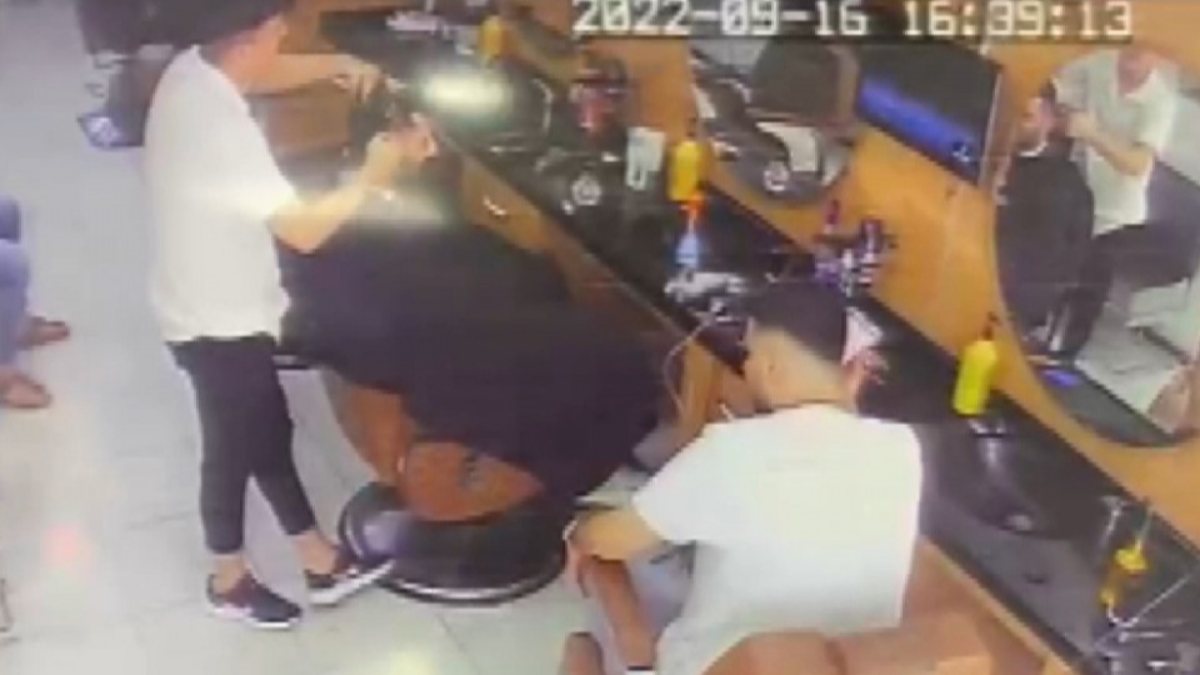 İstanbul’daki berber dükkanında saç kurutma makinesi patladı