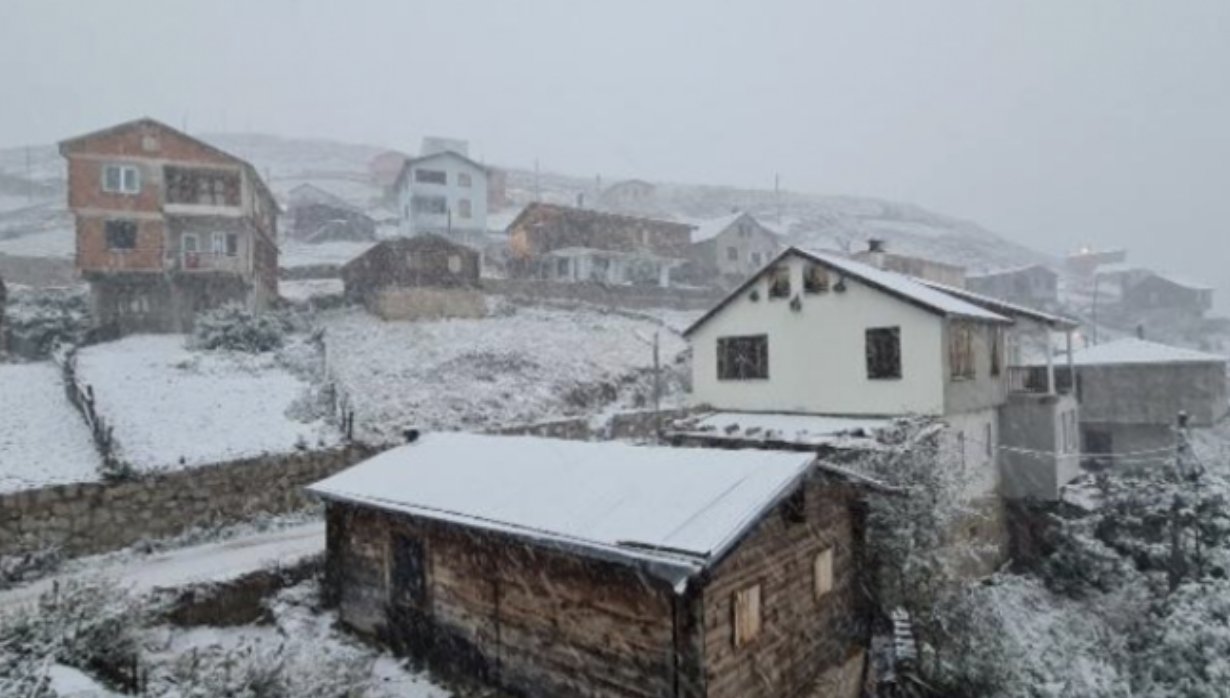 Mevsimin ilk karı yağdı