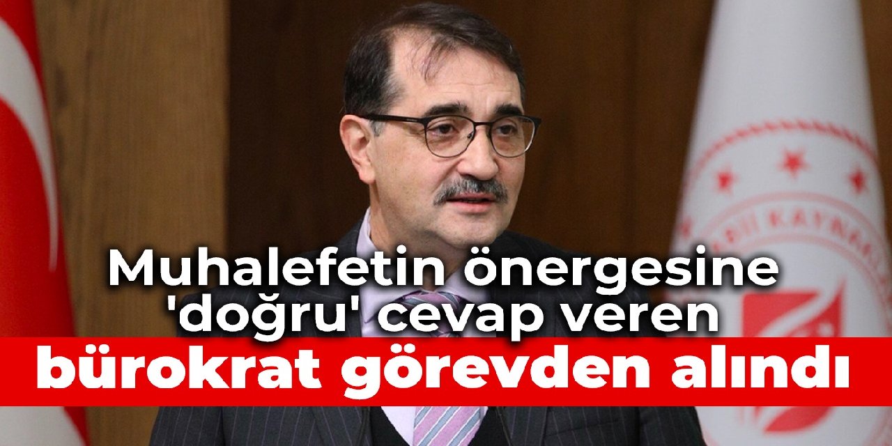 Muhalefetin önergesine ‘doğru’ cevap veren bürokrat görevden alındı
