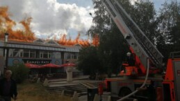 Son dakika… Erzurum Atatürk Üniversitesi’nin yemekhanesi alev alev yanıyor!