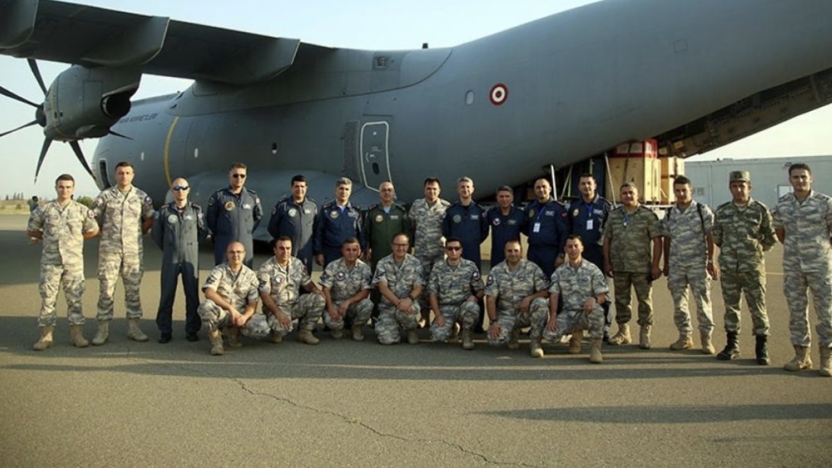 Türk pilotlar TurAz Kartalı 2022 tatbikatı için Azerbaycan’da
