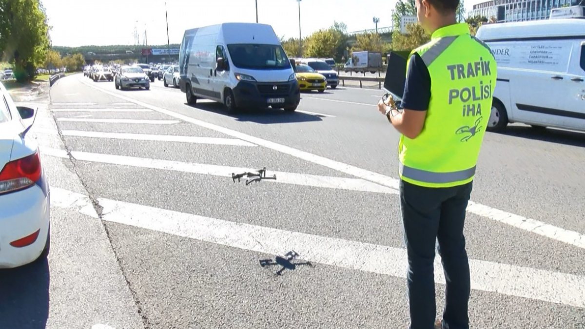 Beykoz’da ceza yazılan sürücü: Bir motor parası bıraktık