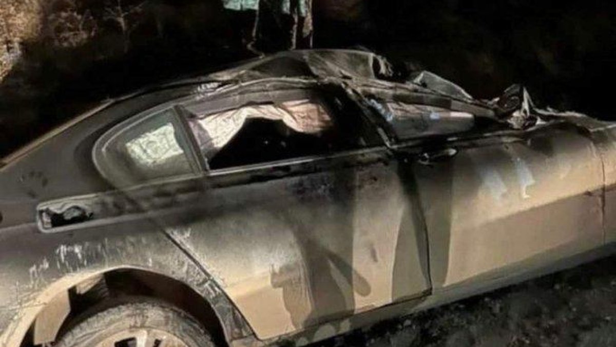 Binali Yıldırım’ın kaza geçirdiği araç hurdaya döndü