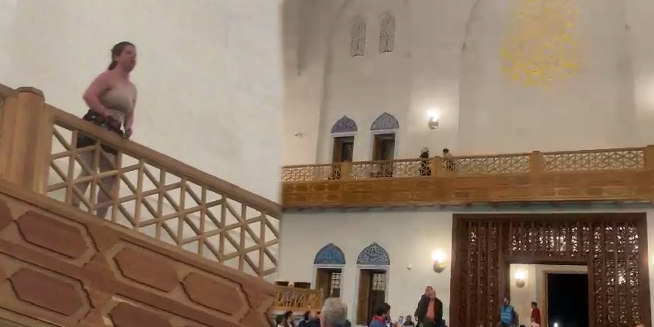 Camide cemaate hakaret ettiği gerekçesiyle bir kadına gözaltı