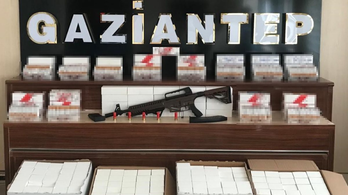 Gaziantep’te Nefes-2 operasyonu: 7 bin 300 makaron