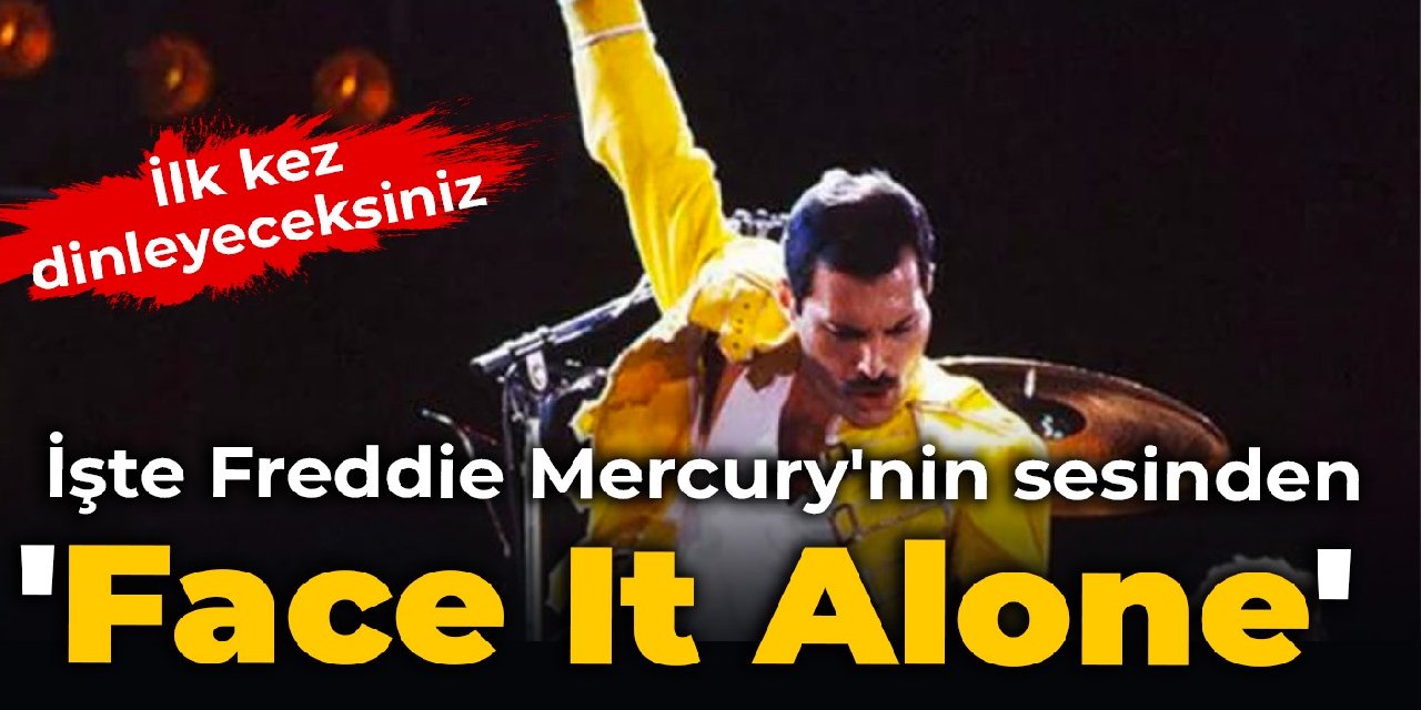 İlk kez dinleyeceksiniz: İşte Freddie Mercury’nin sesinden ‘Face It Alone’