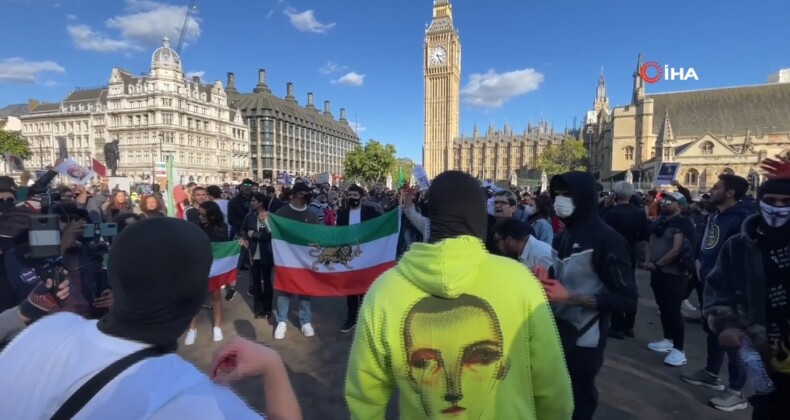 Londra’da Mahsa Amini için protesto