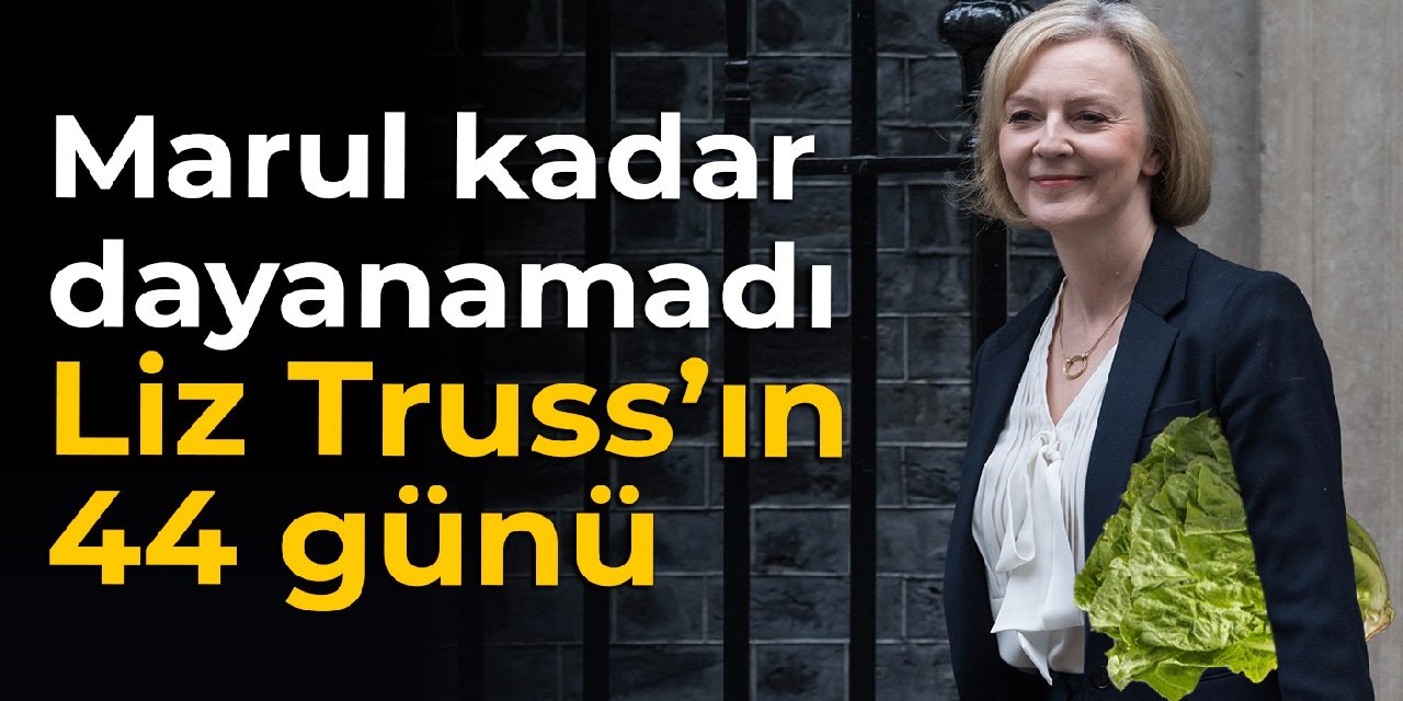 Marul kadar dayanamadı: Liz Truss’ın 44 günü