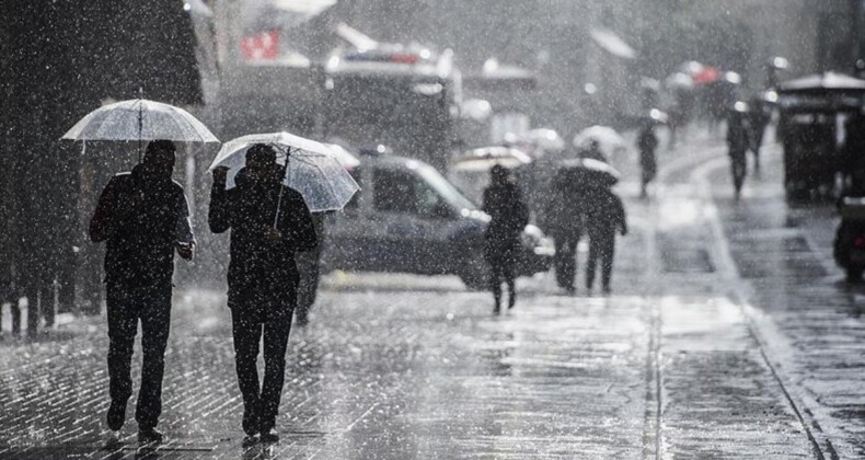 Meteoroloji’den 4 bölge için sağanak uyarısı