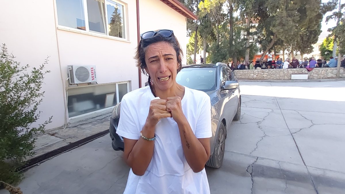 Muğla’da saldırıya uğrayan kadın gözyaşlarını tutamadı