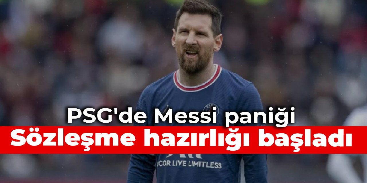 PSG’de Messi paniği: Sözleşme hazırlığı başladı