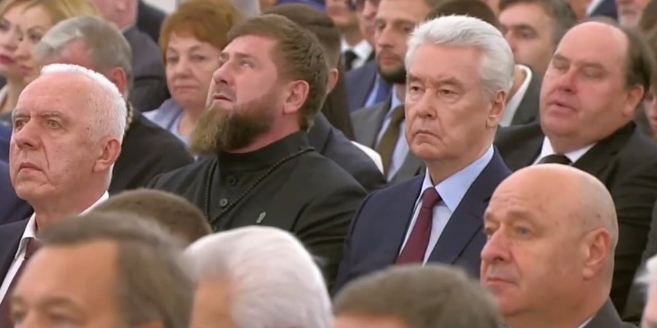 Putin konuştu, Kadirov ağladı