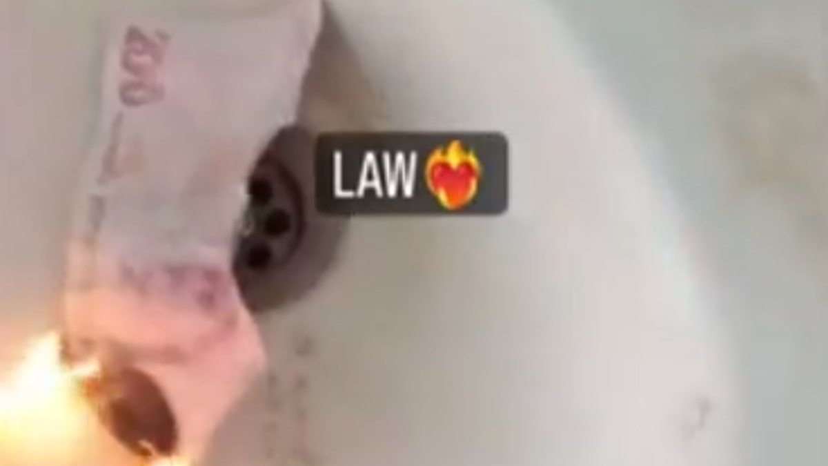 Rize’de para yakıp, uyuşturucu fotoğrafları paylaşan şüpheli tutuklandı