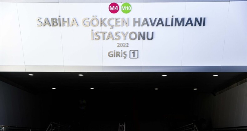 Sabiha Gökçen Havalimanı metroya kavuştu