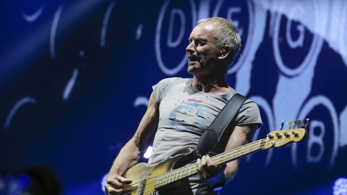 Sting, Saraybosna’da sahneye çıktı