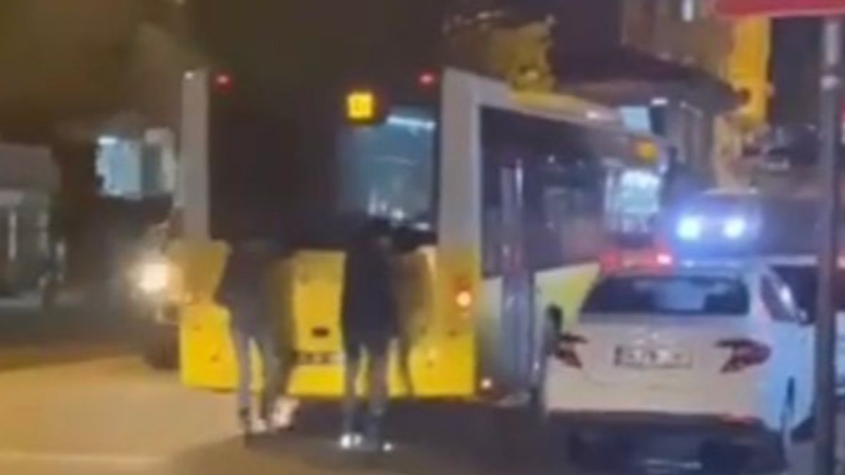 Sultanbeyli’deki patenli gençler, vatandaştan dayak yedi