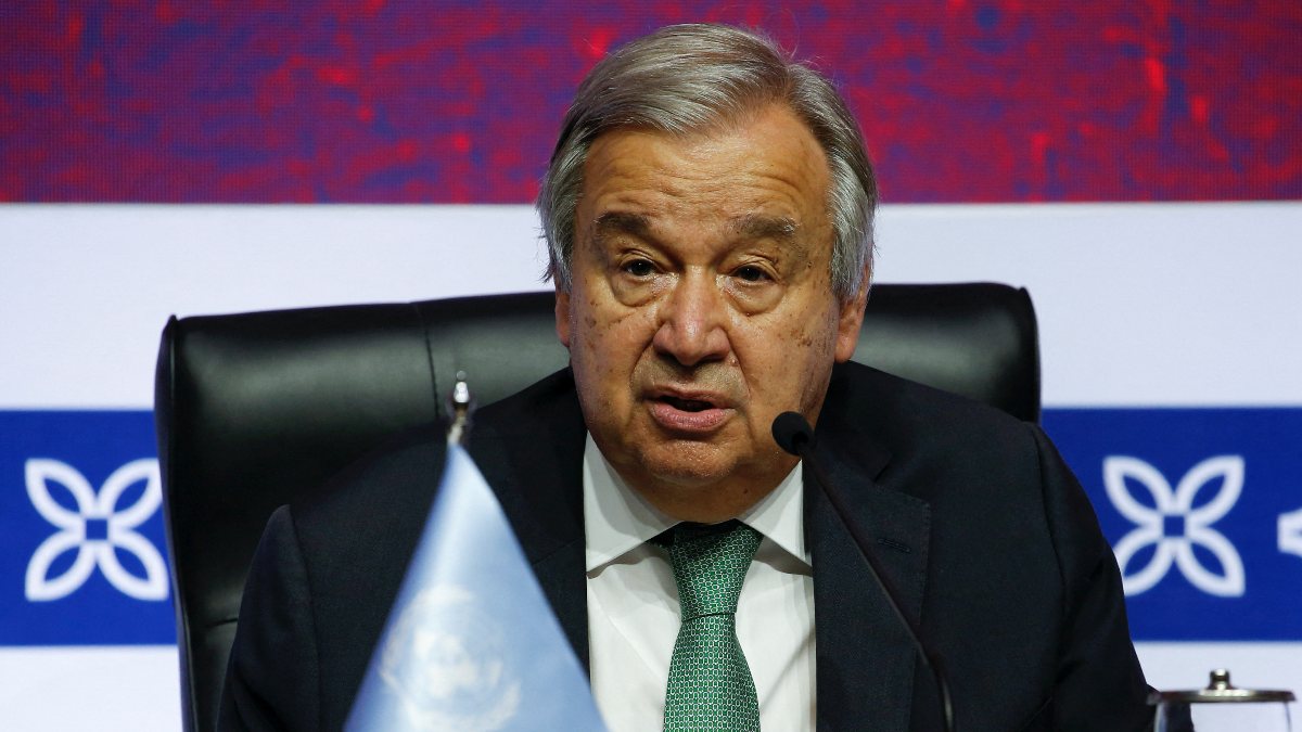 Antonio Guterres, Taksim’deki terör saldırısını kınadı