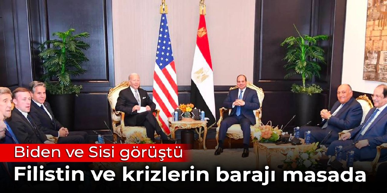 Biden ve Sisi görüştü: Filistin ve Hedasi Barajı meselesi görüşüldü