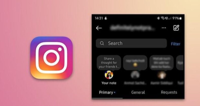 Instagram, DM’de notlar özelliğini test ediyor