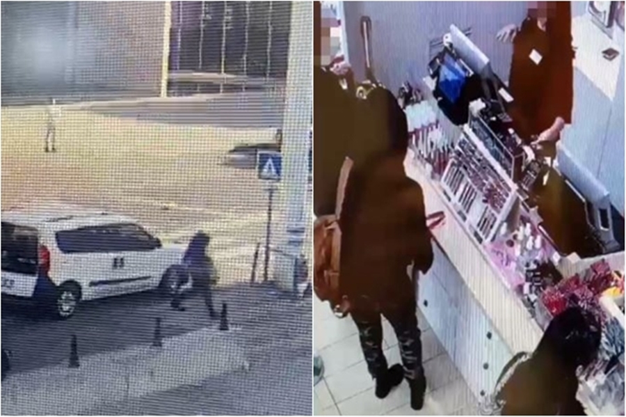 Sırtındaki bomba yüklü çantayla makyaj malzemesi almış! İşte Taksim’i kana bulayan teröristin yeni görüntüleri…